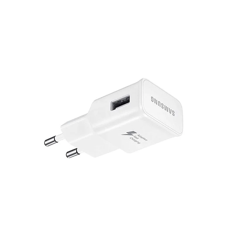 samsung usb зарядное устройство USB быстрый адаптер быстрое зарядное устройство 1,2 TYPE C кабель для Galaxy S8 S9 Plus Note 8 9 A3 A5 A7 - Тип штекера: EUCharger - White