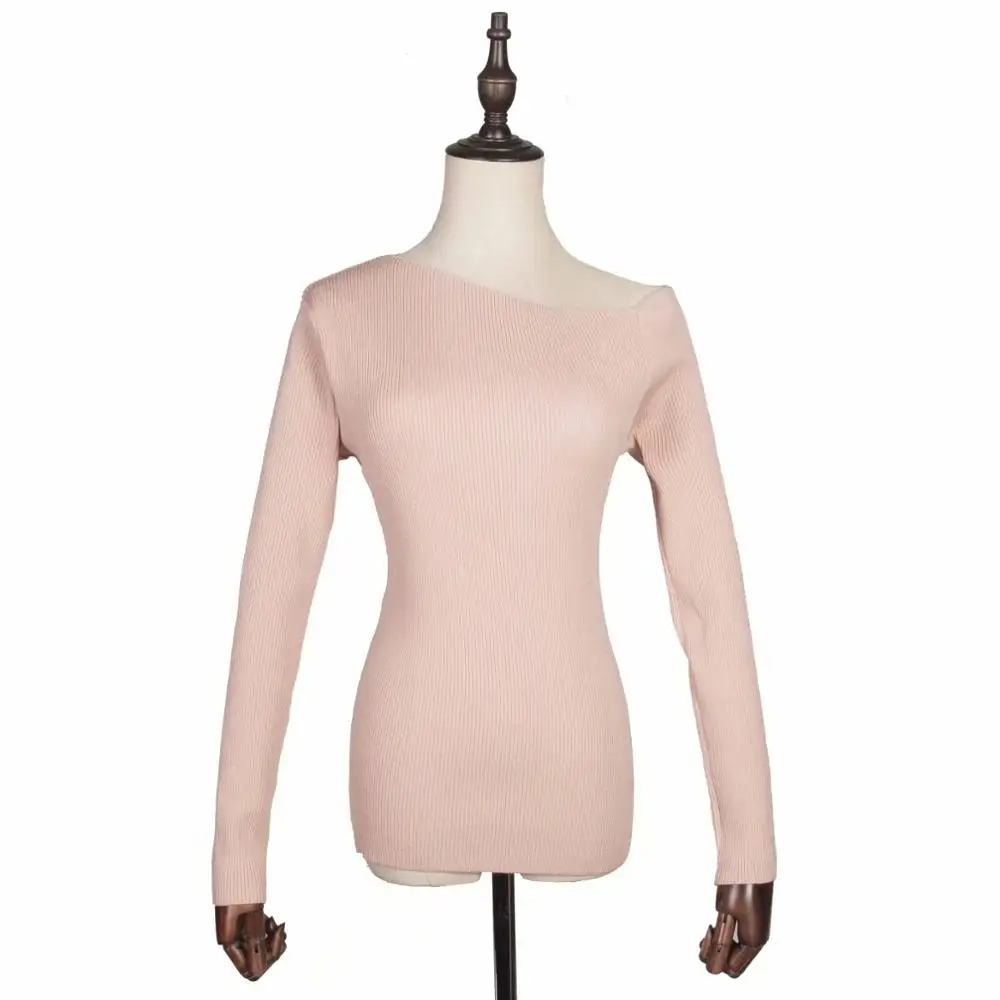 Пуловер женский осенне-зимний вязаный 2021 | Женская одежда