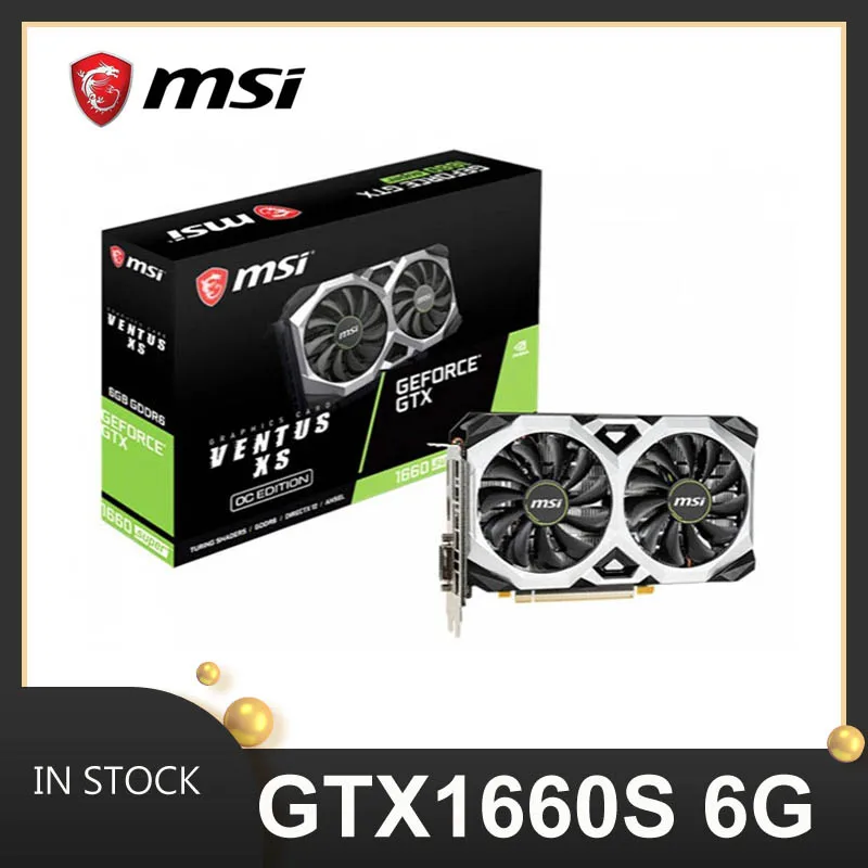 

Msi gtx1660 super 6g 192bit gddr6 nvidia geforce graphics CARDS BTC eth card on gxt1060 1650 1660 ti gpu