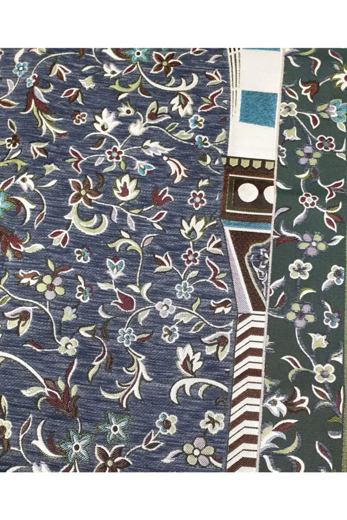 Молитвенный коврик Arabik Ravza из шенилла серый