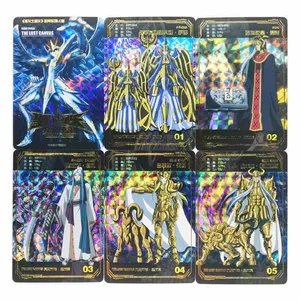 55 шт.компл. святая Сейя мистическая одежда убежище армейские игрушки хобби Коллекционные вещи игра Коллекция аниме-открытки