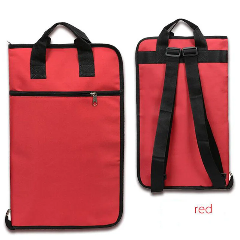 

Drumsticks Pack bag thick waterproof Oxford Electronic drum stick Case Can put A4 scores