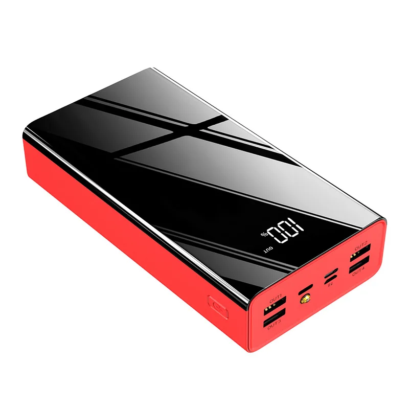 80000mAh внешний аккумулятор большой емкости LCD Внешний USB для Samsung Xiaomi Iphone