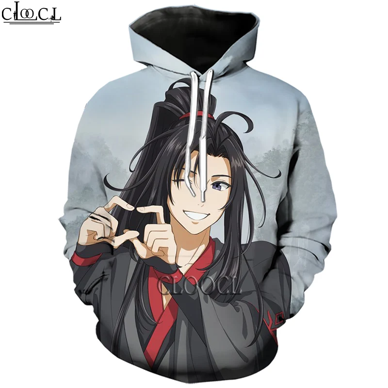 

HX Newest Anime Mo Dao Zu Shi Casual Streetwear 3D Print Tracksuit Hoodie Men Women Fashion Hip Hop Tops Drop Shipping