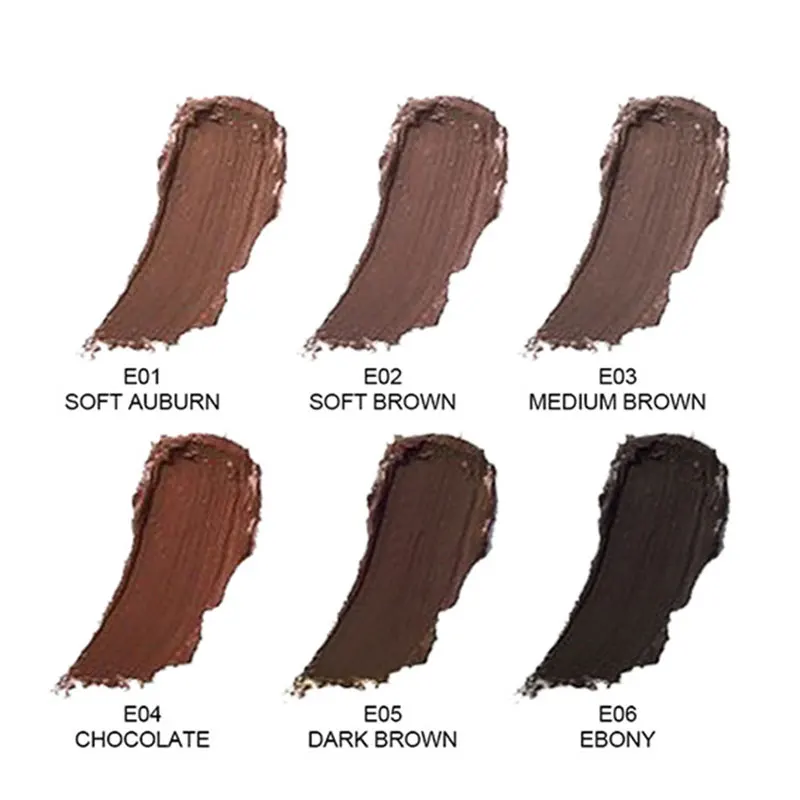 Pомада для бровей с кисточкой - долговременный гель для окрашивания бровей, усилитель и формирователь бровей, который наполняет их форму KG66.