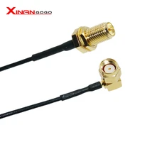 rf coaxial cable 50 ohm rp sma male right angle to rp sma female rf pigtail cable 178 cable