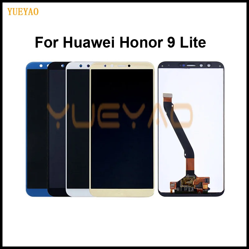 ЖК дисплей для HUAWEI Honor 9 Lite сенсорный экран замены телефонов lld al00 al10 tl10|Экраны