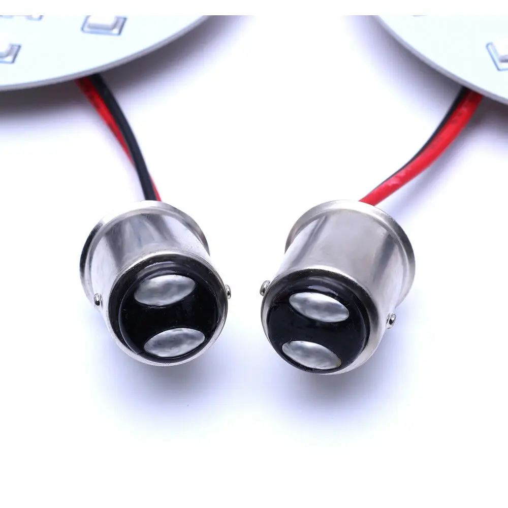 Белый/янтарный/Красный SMD велосипед 2x12V 1156 &amp 1157 BA15s два вида интерфейса мотоцикла