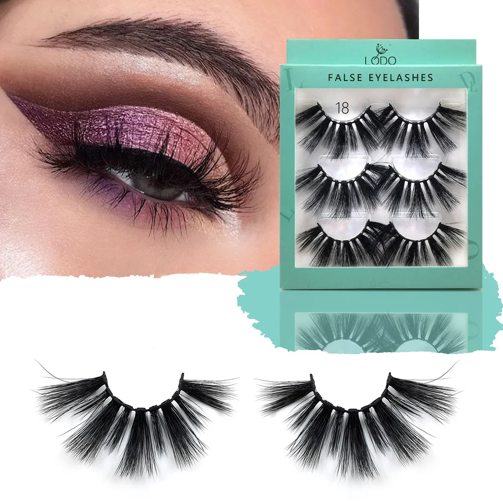 

Multipack 3D Mink False Eyelashes Wispy Fluffy Long Natural Eye Faux Cils Makeup Tools 100% Cruelty Free Lashes maquiagem