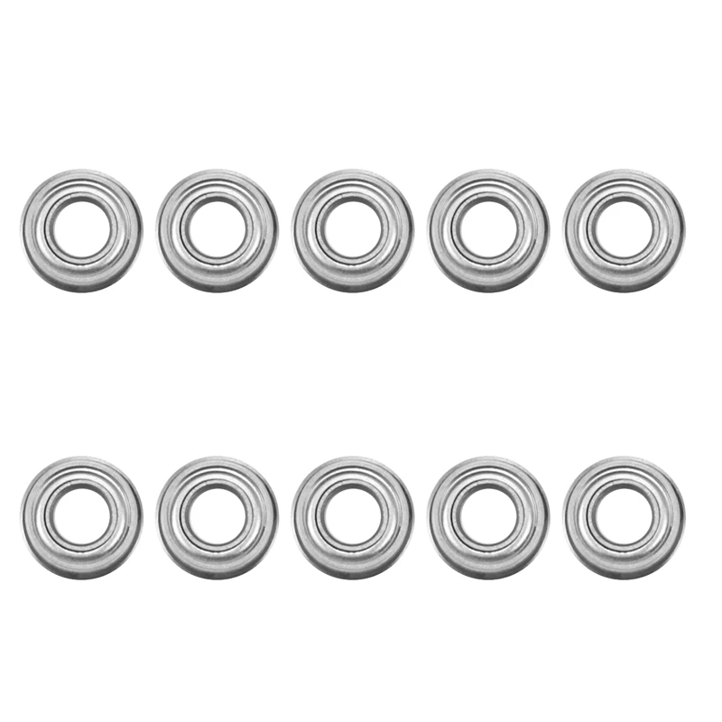 

10PCS MF84ZZ LF840ZZ Shielded Flanged 4 x 8 x 3MM Model Ball Flange Bearing