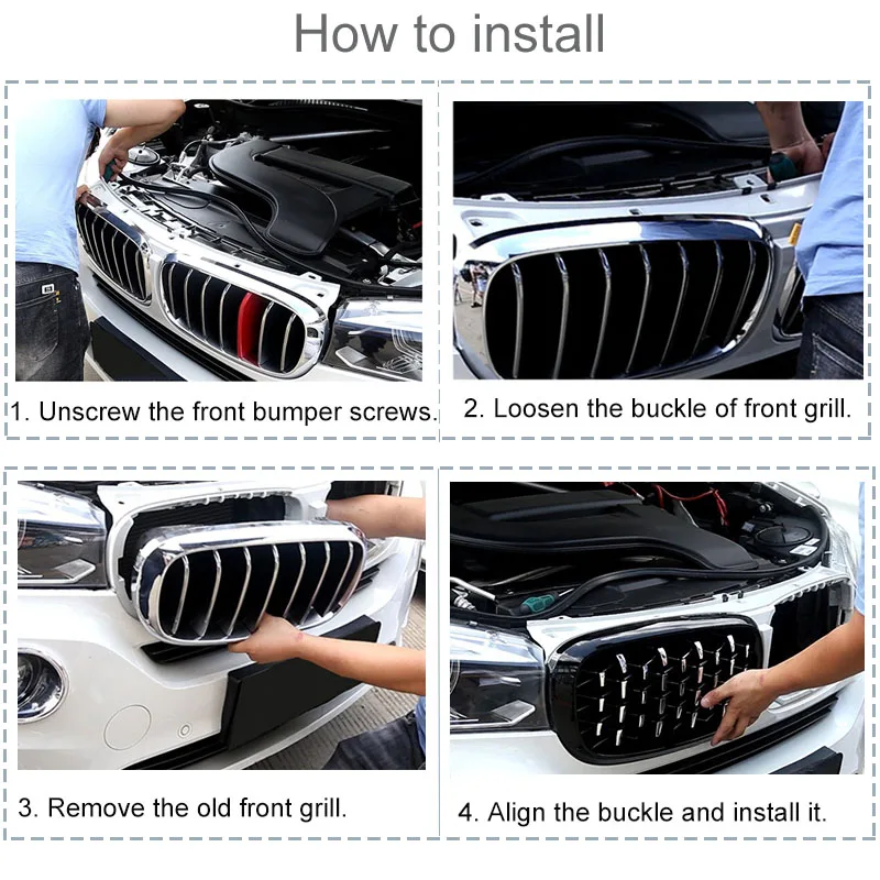 Передняя решетка алмазные решетки для радиатора BMW 3 серии F30 F31 320i 325i 328i 330i 335i 2010 2018