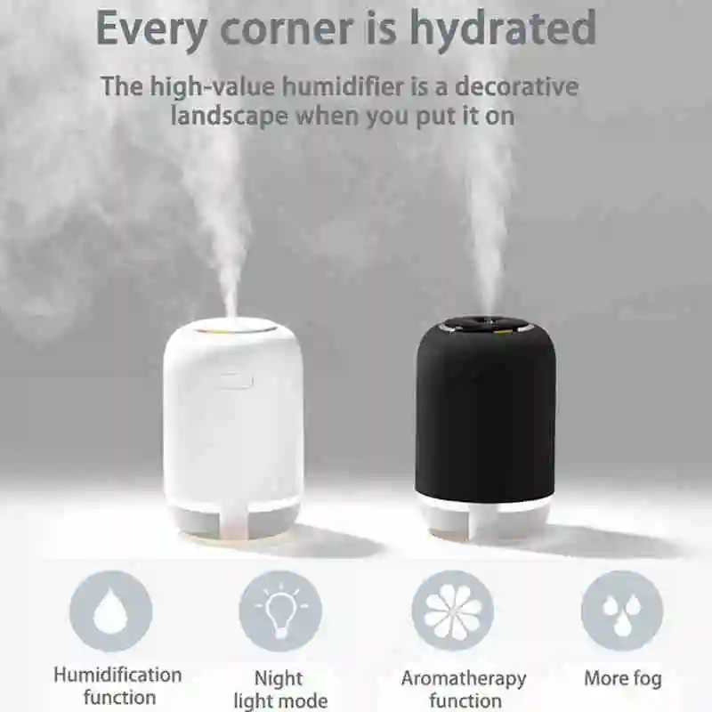 

Wireless Humidifiers Diffusers Household Air Humidifier Aromatherapy Diffuser Aroma Oils I0K1