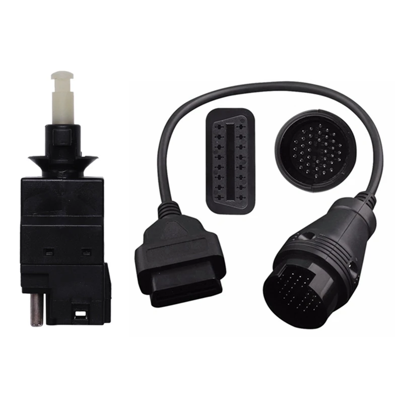 

Stop Light Switch Switch for Mercedes Benz W201 W124 W210 & for Benz MB 38 Pin to 16 Pin OBD2 OBD II Diagnostic Adapter