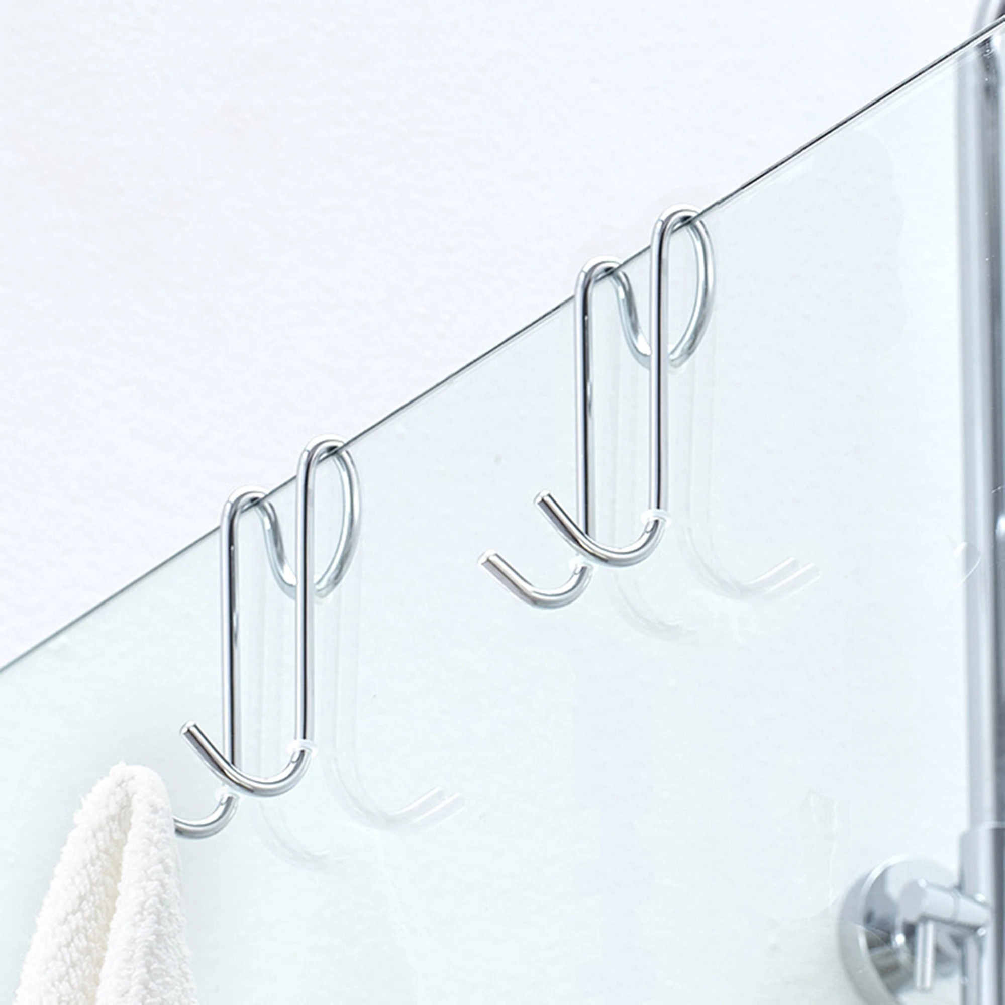 

Крючок для дверного крепления, S-образные однотонные Крючки из нержавеющей стали для подвешивания одежды