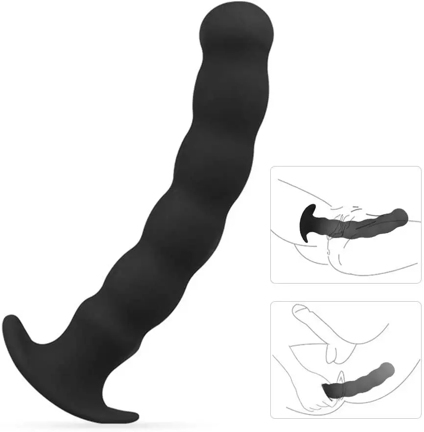 Фаллоимитатор с открытой пробкой для гомосексуалистов Анальная пробка массажер