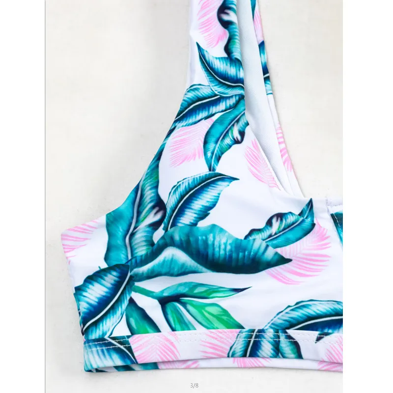 

Women's New Sexy Two-Piece Enhanced Bikini V-Neck Beach Push-Ups Off-The-Shoulder Increased Solid Printing Triangle Sports Swim