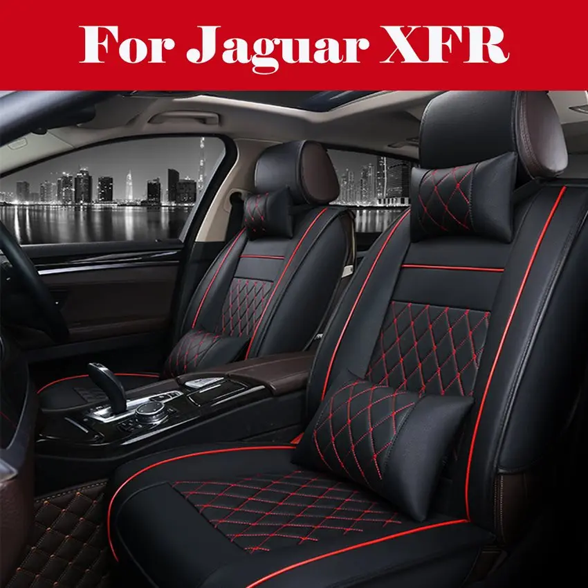 

All PU Leather Car Leather Support Pad Car Seat Covers Cushion Accessories Auto Covers for Cars Seat Cover For Jaguar XFR