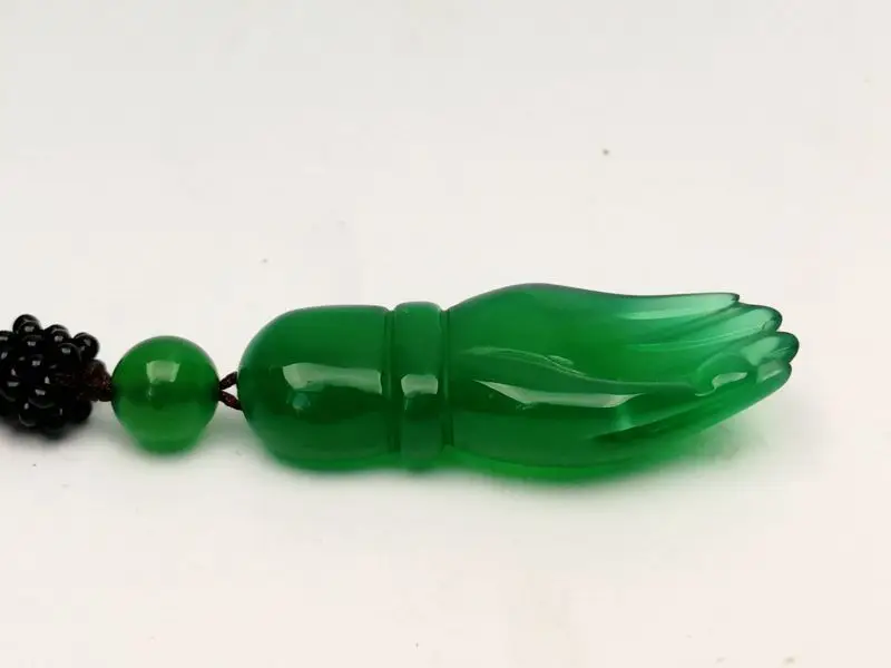 Бутик натуральный поливающий зеленый нефрит миелин фушоу пин-Ань Будда ручной