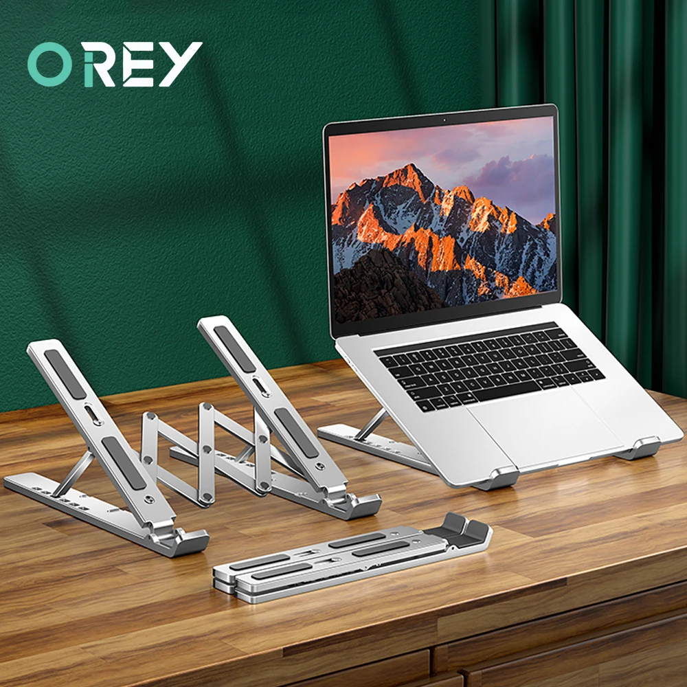 Portable Laptop Stand Aluminum Laptop Table Base Foldable Support Notebook Stand For Macbook Computer iPad Tablet Laptop Holder