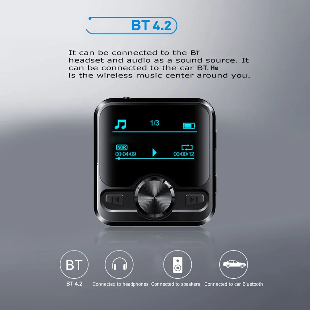 Mp3 плеер DSD без потерь с поддержкой Bluetooth 8 ГБ Hi Fi Портативный аудиоплеер FM радио