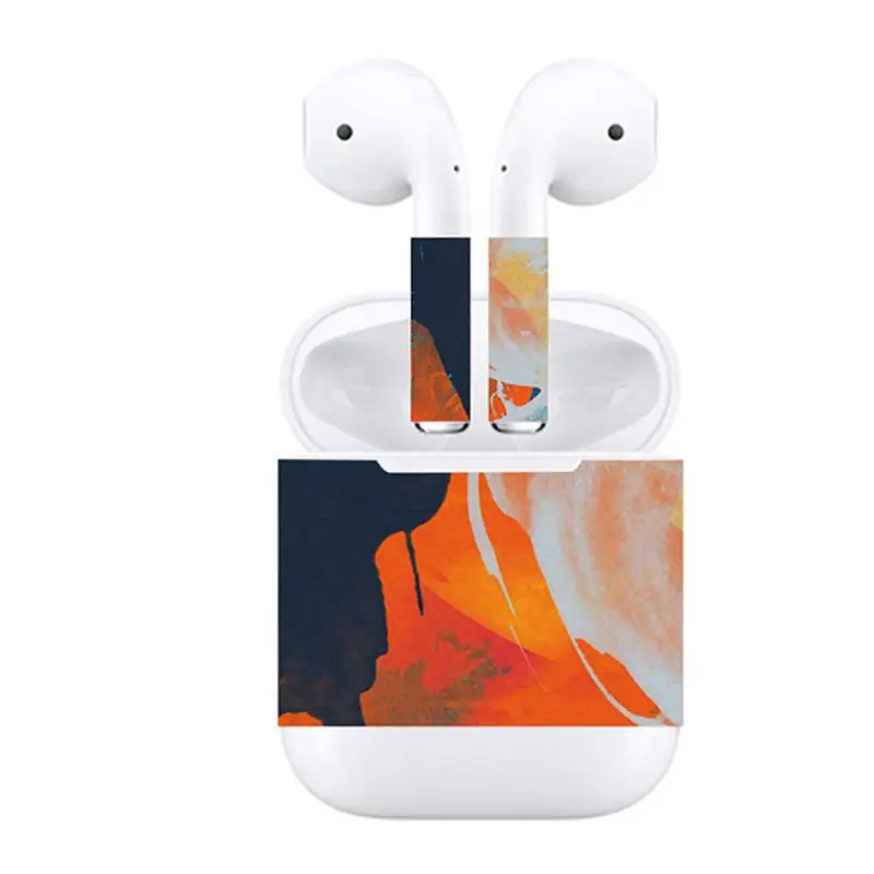1 шт. противоударный чехол для наушников Redmi airpods Акварельная наклейка коробка