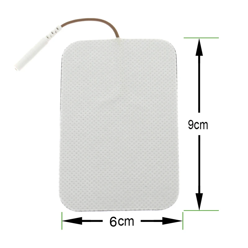 

6*9cm 2.0cm Plug Ems Nerve Muscle Stimulator Electrode Pads Gel Electrode Pads Tens Electrodes Physiotherapy Machine 2mm Plug