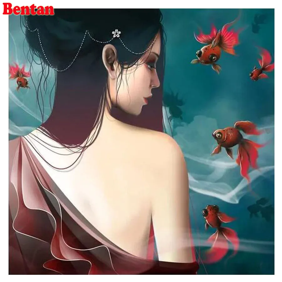 

DIY Diamond Embroidery beauty 3d picture by numbers Diamond Painting Cross Stitch Embroidery Mosaic Rhinestones Decoration