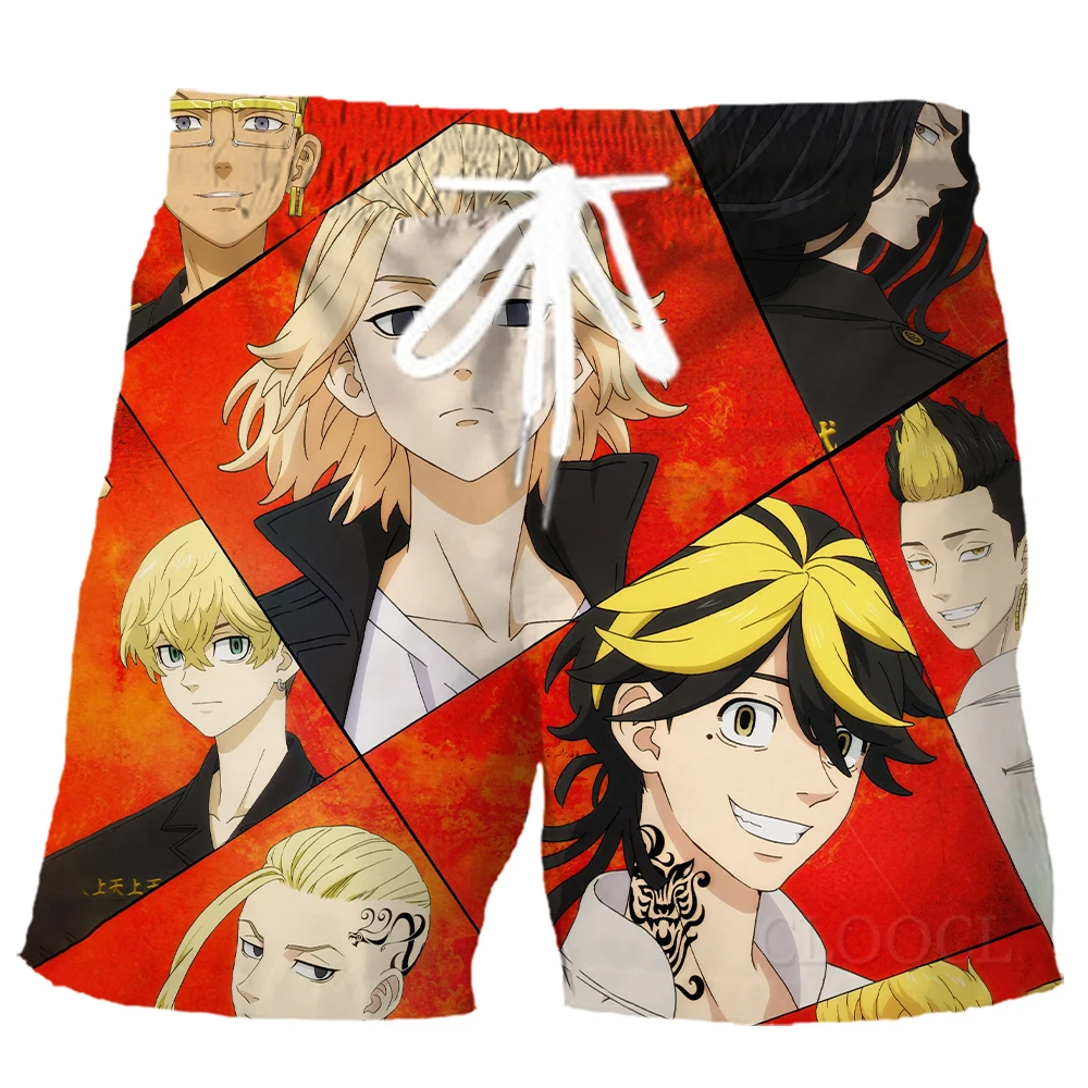 

CLOOCL Newest Pupolar Tokyo Revengers Shorts Japanese Cartoon Manga Print Sports Shorts Men For Women Casual Pockets Pants