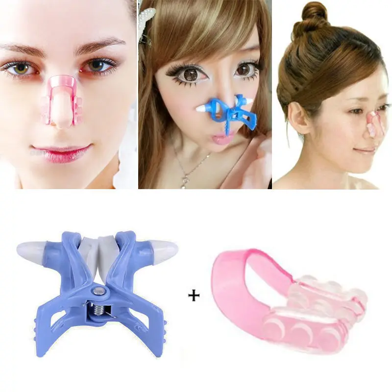 

2Pcs Massager Care Nose Up Shaping Shaper Lifting + Bridge Straightening Beauty Clip Beauty Care Nose Up Tools Drop Shipping