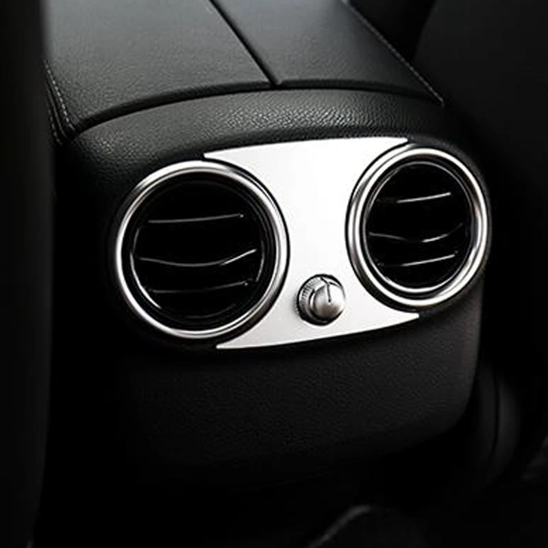 Автомобильный подлокотник заднего выхода воздуха крышка Vent наклейка для Mercedes Benz