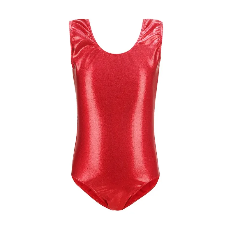 Children Stamping Ballet Suits Toddler Girls Sleeveless Gymnastics Shiny Athletic Dance Clothes Tight One Piece Clothing | Спорт и