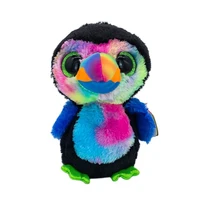 new product 6 inch 15 cm ty big eyes plush pea plush animal big billed parrot collection doll child birthday christmas gift
