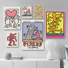 Кит художественная выставочная постера Пиза сердце абстрактная печать Нью-Йорк винтажная поп-Картина на холсте галерея настенные картины Домашний декор