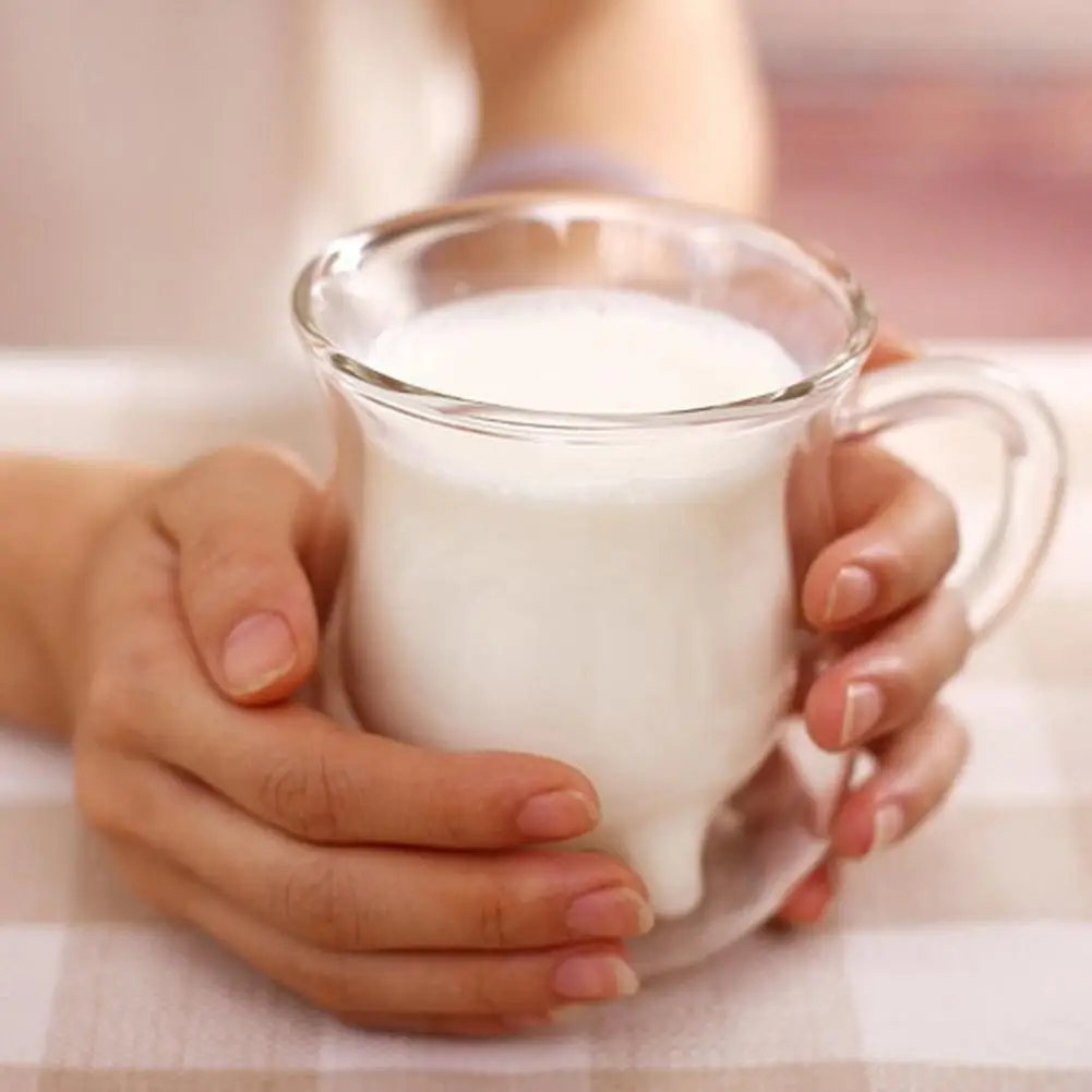 Изоляционная Милая чашка для молока двухслойная термостойкая сока кофе