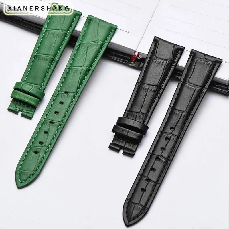 Ремешок из натуральной телячьей кожи для наручных часов люксовый универсальный