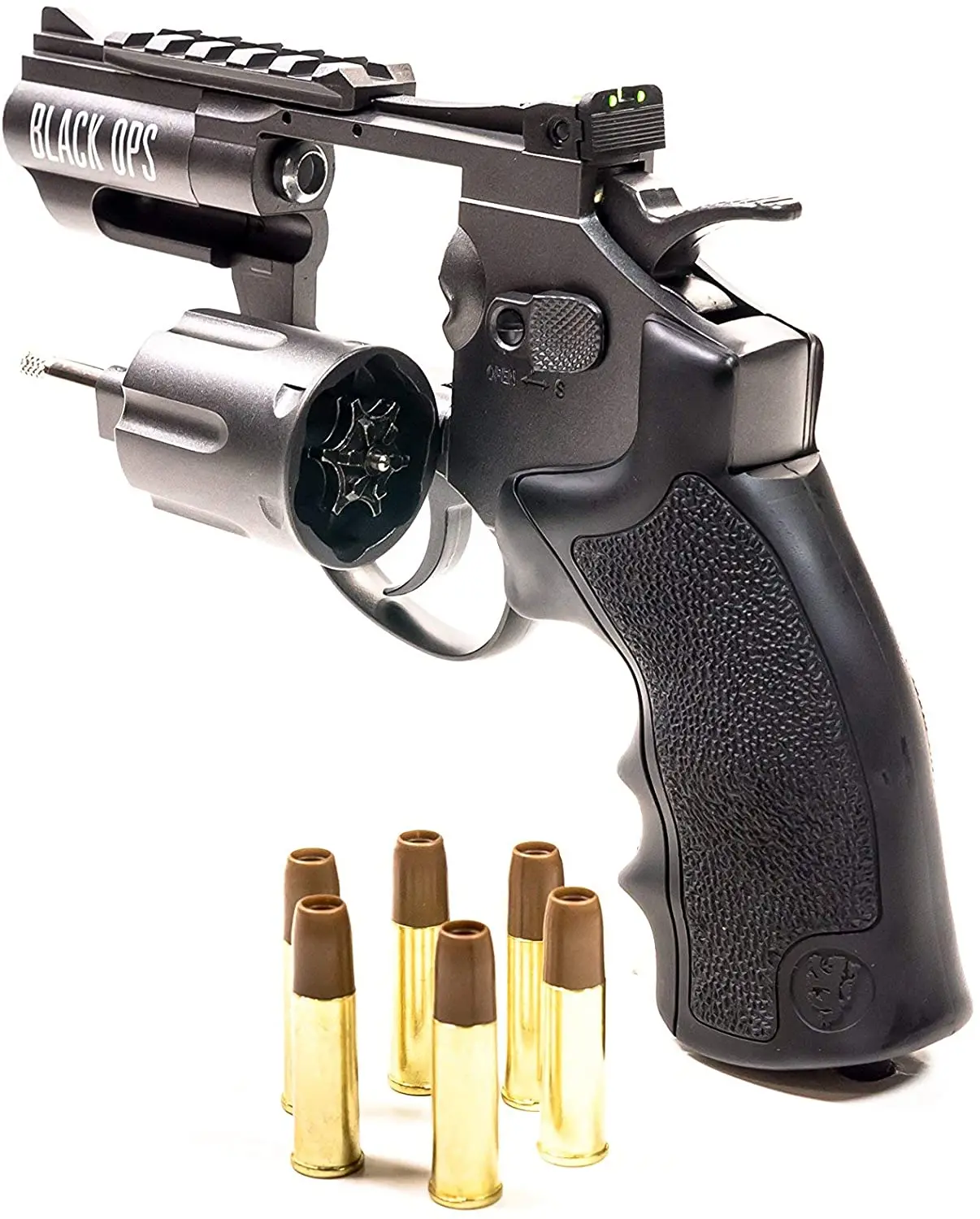 Черный Ops Exterminator 2 5 дюймовый полностью металлический CO2 BB/гранулятор. 177 BBs или