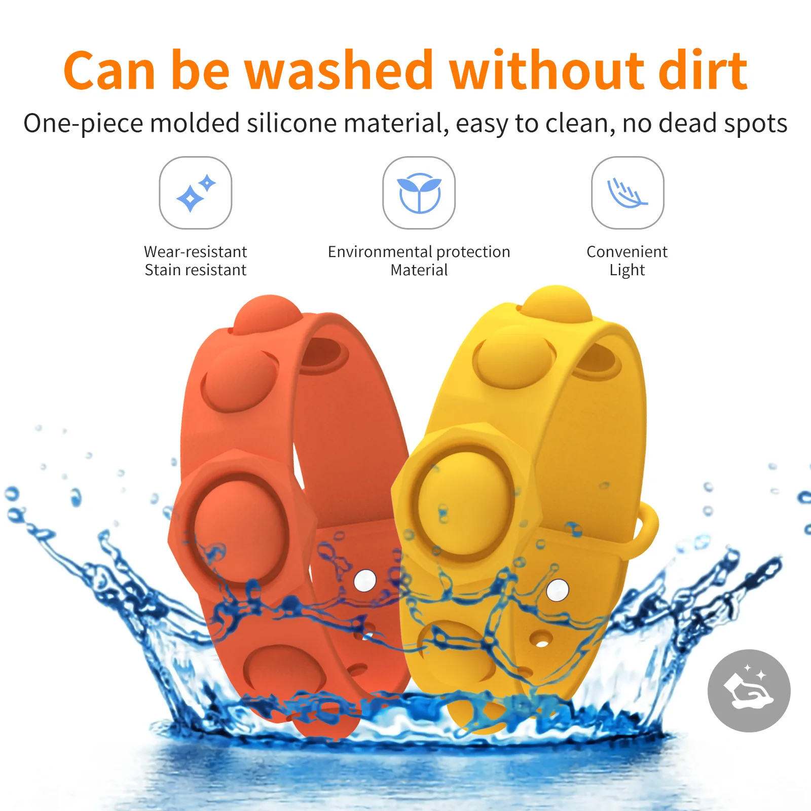 

Push Bracelet Bubble Wristband Relieve Stress Dryness Relieve Boredom Decompression Bracelet Toys For Women Men Kids
