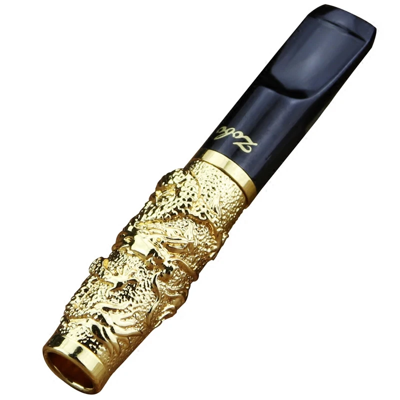 ZOBO сигаретный держатель фильтр цикл моющийся Дракон узор гравировка для мужской