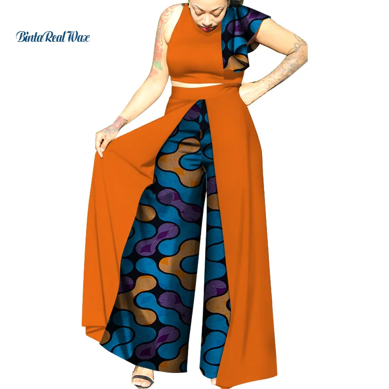 Женский комплект из топа и юбки в африканском стиле|Африканская одежда| |