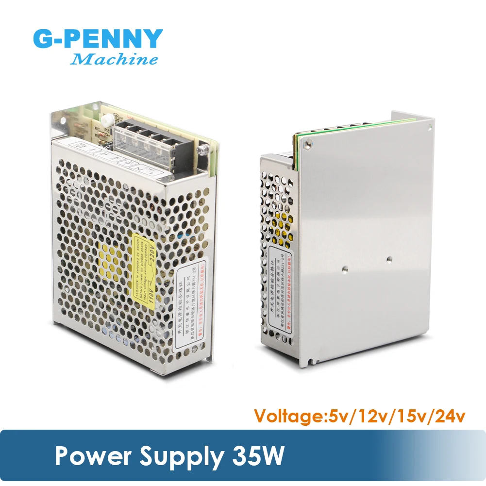 Источник питания постоянного тока 35 Вт, вход переменного тока 90 ~ 180 В переменного тока/15/24 ~ В переменного тока, выход 5/12/, переключатель питания для станка с ЧПУ и шаговым двигателем