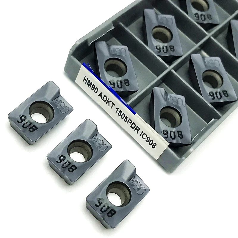 Индексируемая фрезерная вставка HM90 ADKT1505 PDR IC908 инструмент для резки с