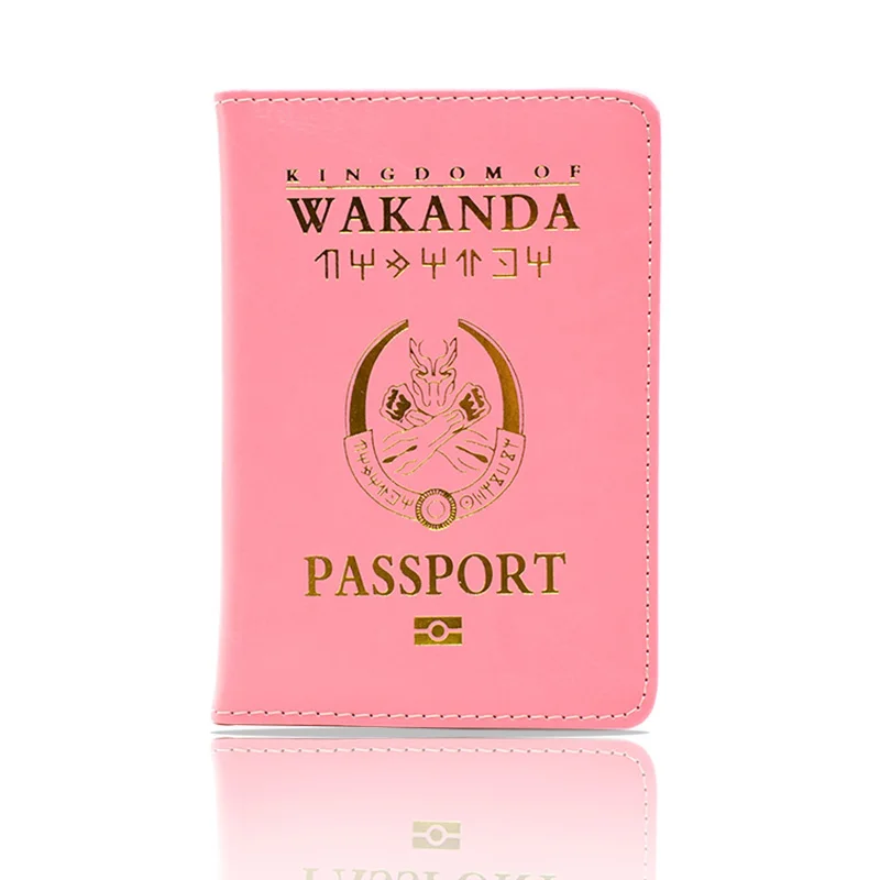 Новое поступление Обложка HEQUN для паспорта путешествий Wakanda унисекс