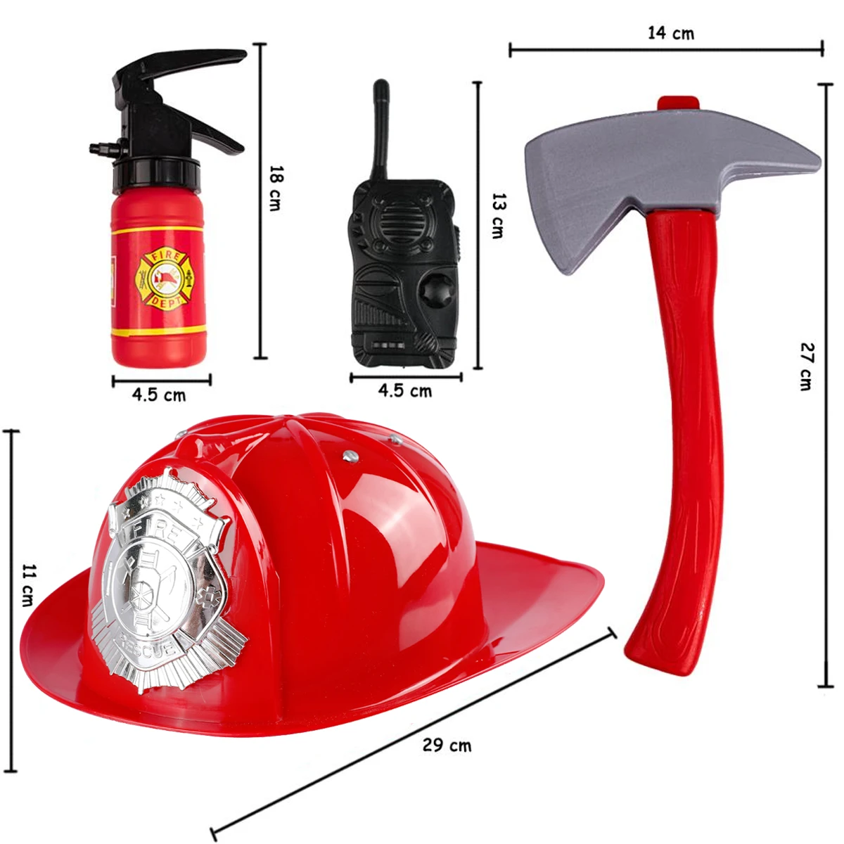 Футболка с пожарным для маленьких мальчиков и девочек Детский топ Детская