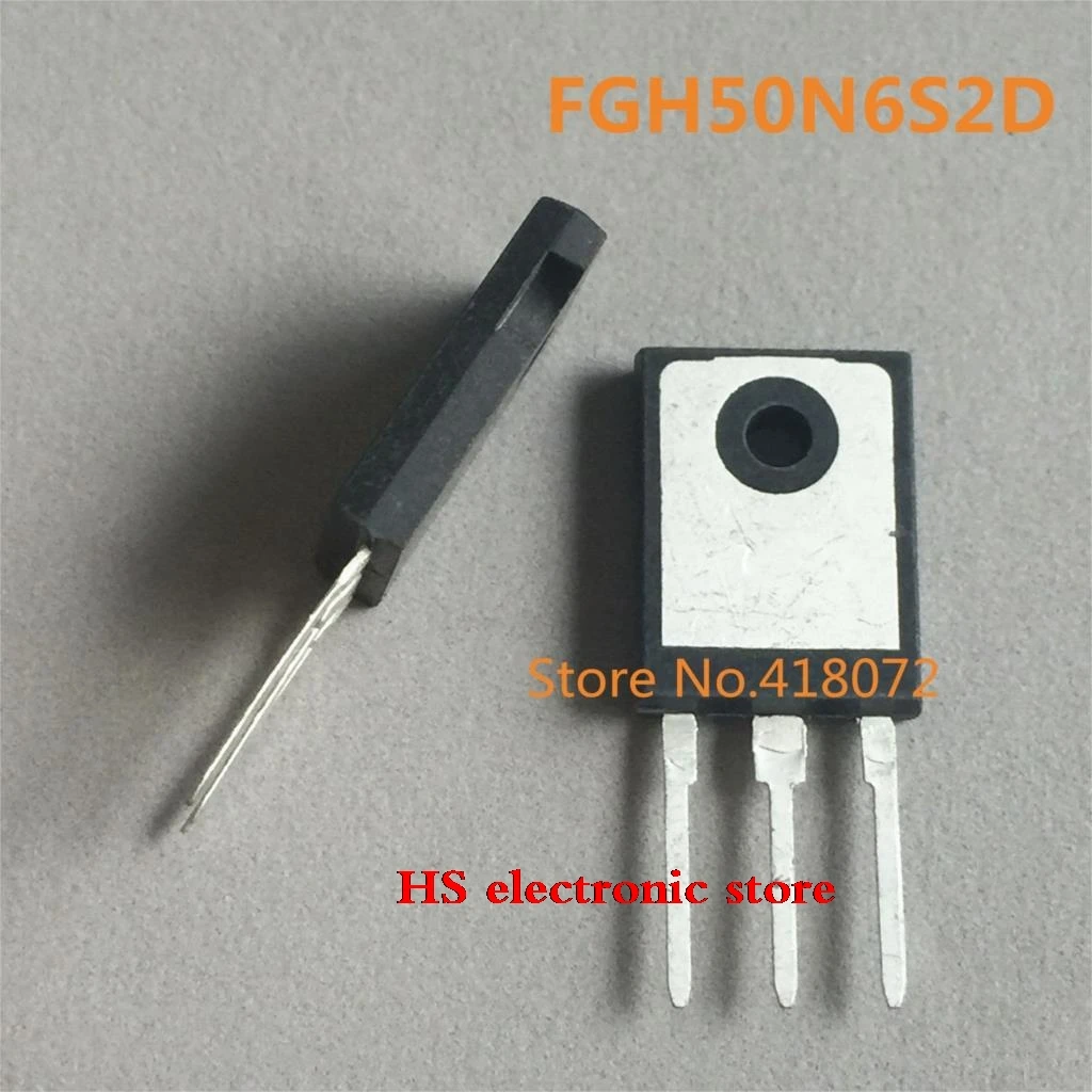 

10 шт./лот FGH50N6S2D 50N6S2D TO-247 600 в 60A Новый