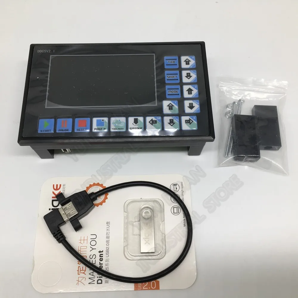 Автономный контроллер движения с ЧПУ 3/4 оси G код Mach3 USB интерфейс система + MPG