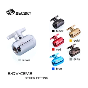 Bykski B-DV-CEV2 ручные винтовые водяные клапаны, бутик несколько цветов G14 ''водяные охлаждающие клапаны, для системы охлаждения твердых труб