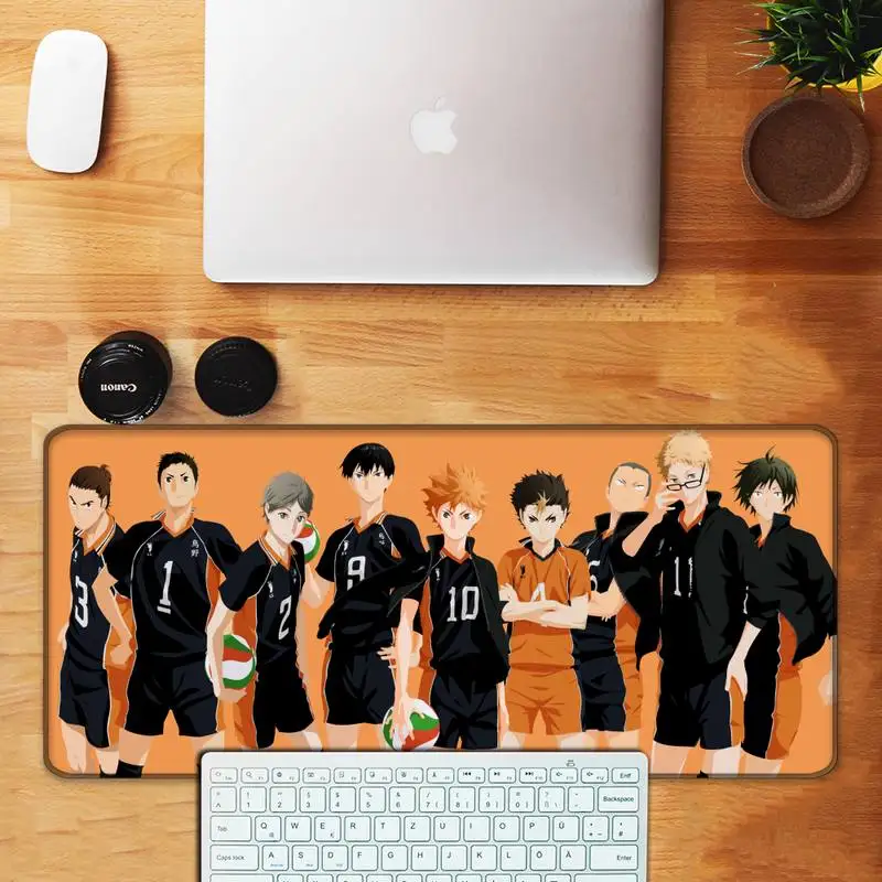 Коврик для мыши Haikyu с аниме игровой коврик ноутбука 80x30 см большой Настольный Для