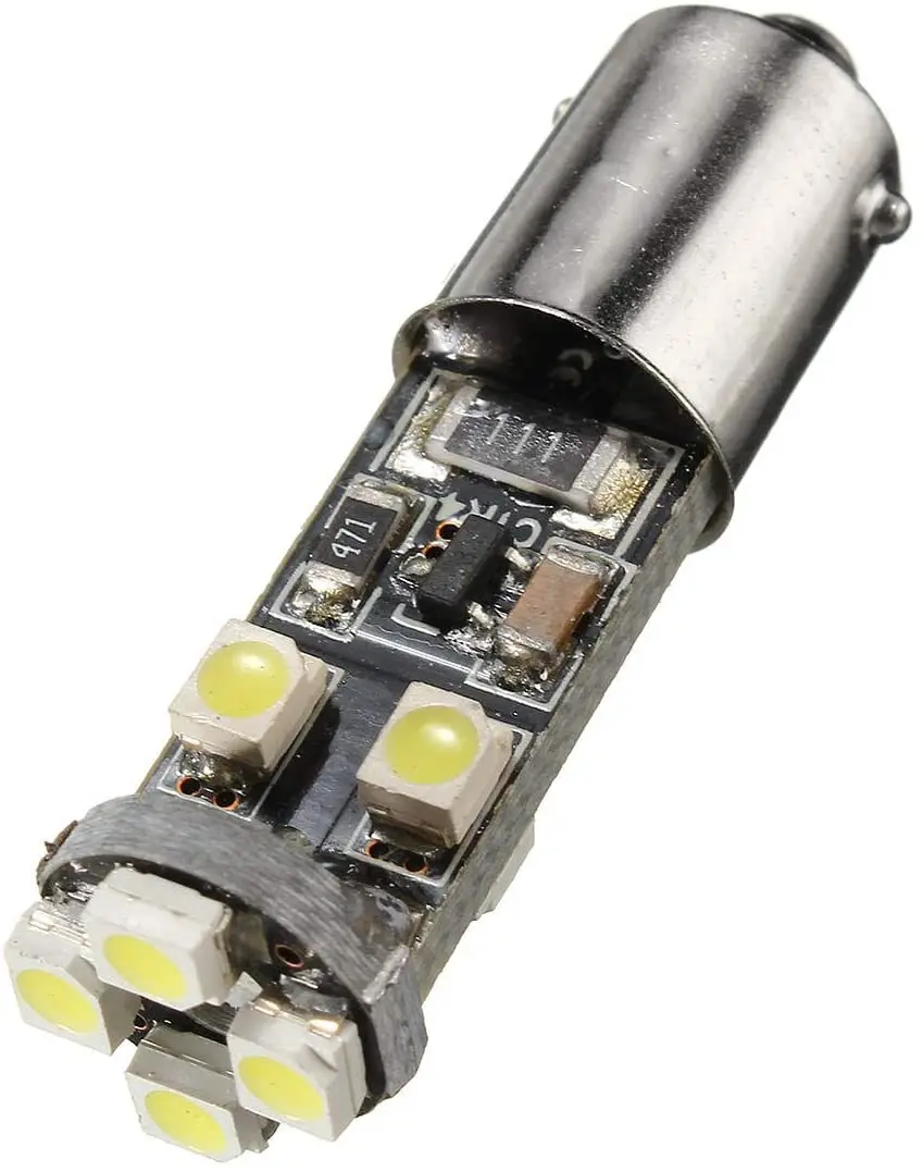 8-SMD СВЕТОДИОДНЫЙ BA9S 180 градусов освещение салона автомобиля Приборная панель без