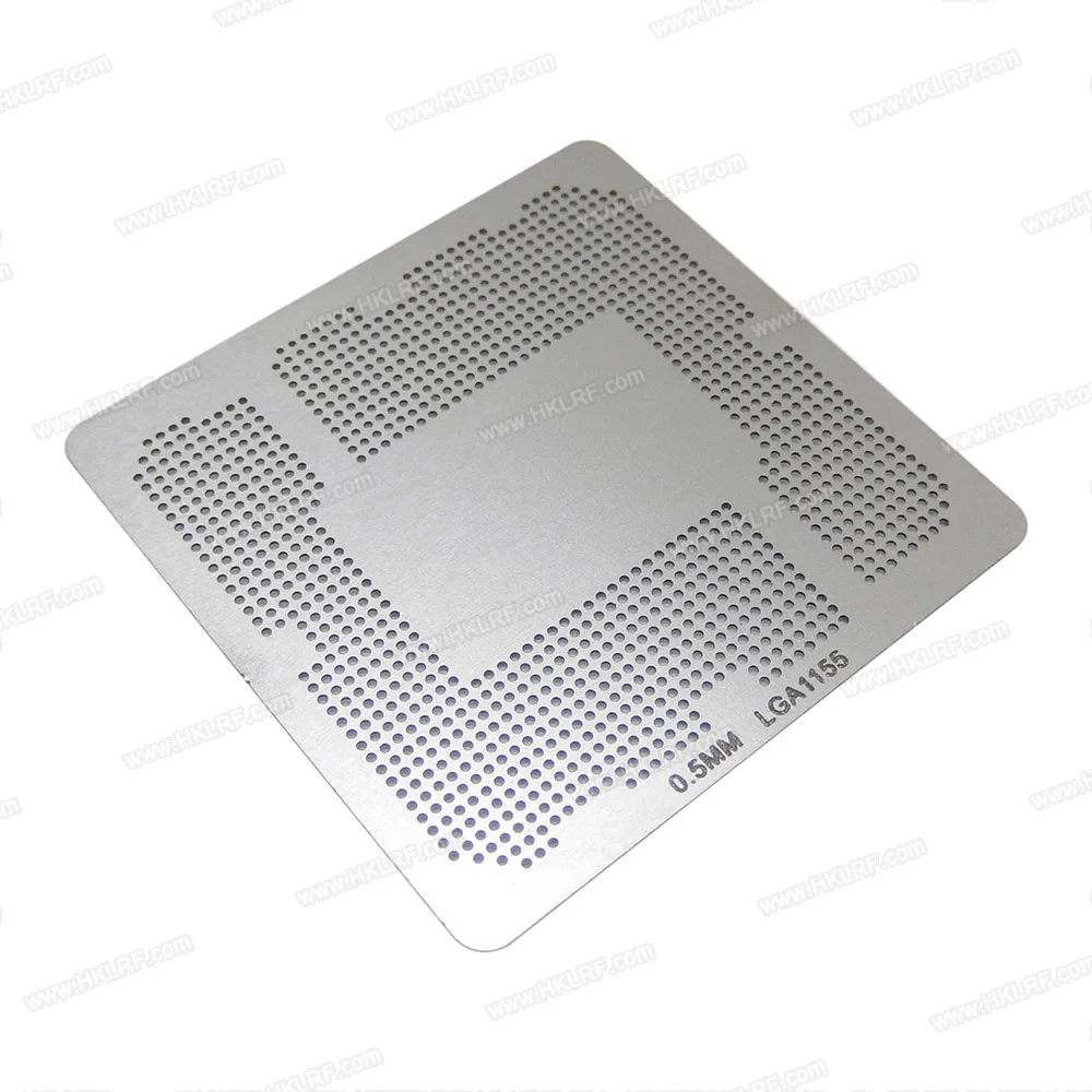Прямой нагрев LGA 1155 / 1156 Трафарет Шаблон 0 5 мм BGA непосредственно