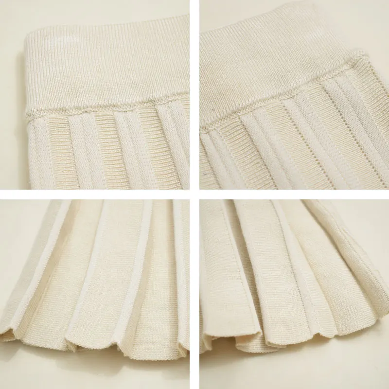 2019 новые модные женские темпераментные вязанные юбки с высокой талией большого